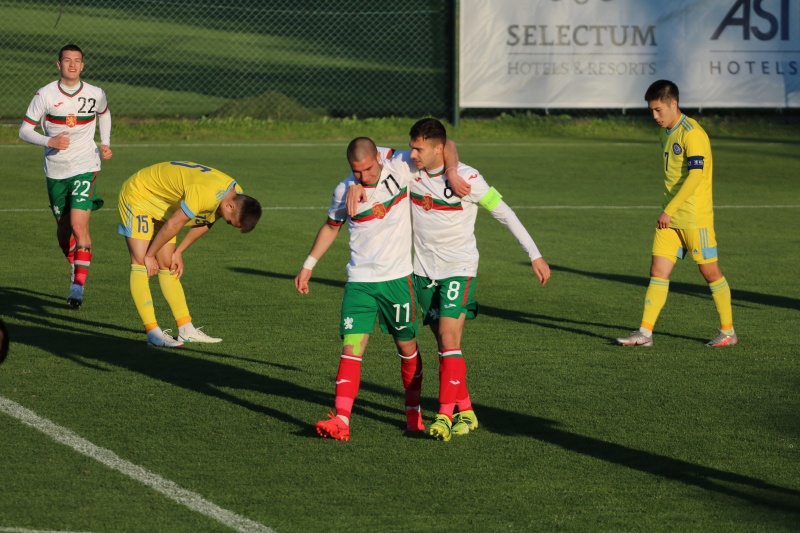 България U21 се наложи категорично над Казахстан