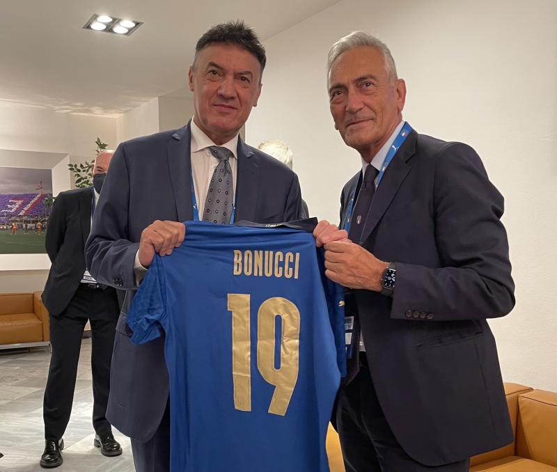 Ръководителите на италианския футбол със специални поздрави към Борислав Михайлов и БФС