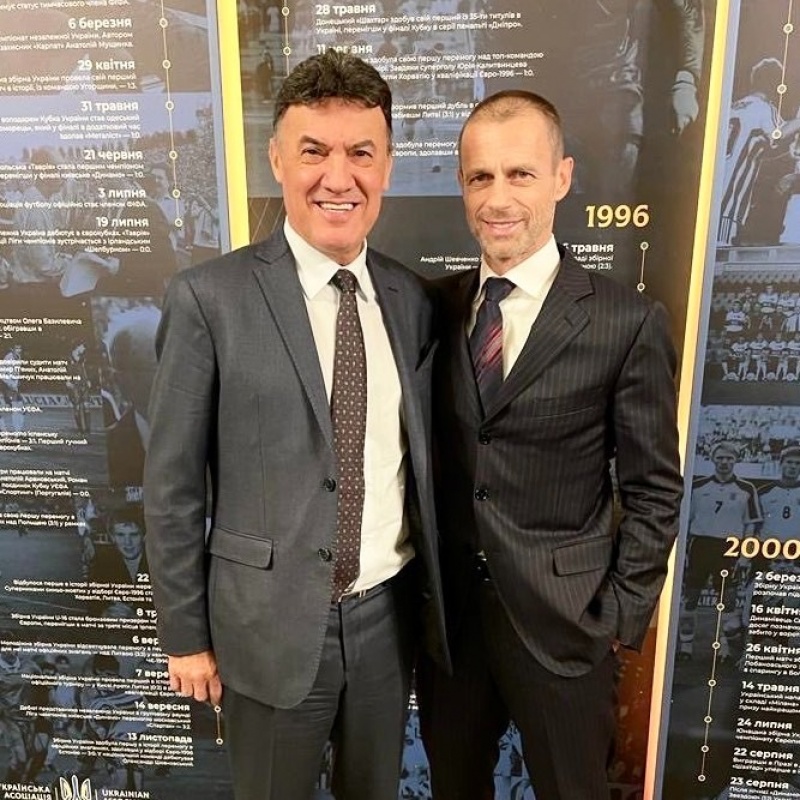 Борислав Михайлов проведе работна среща с Александър Чеферин и елита на световния футбол