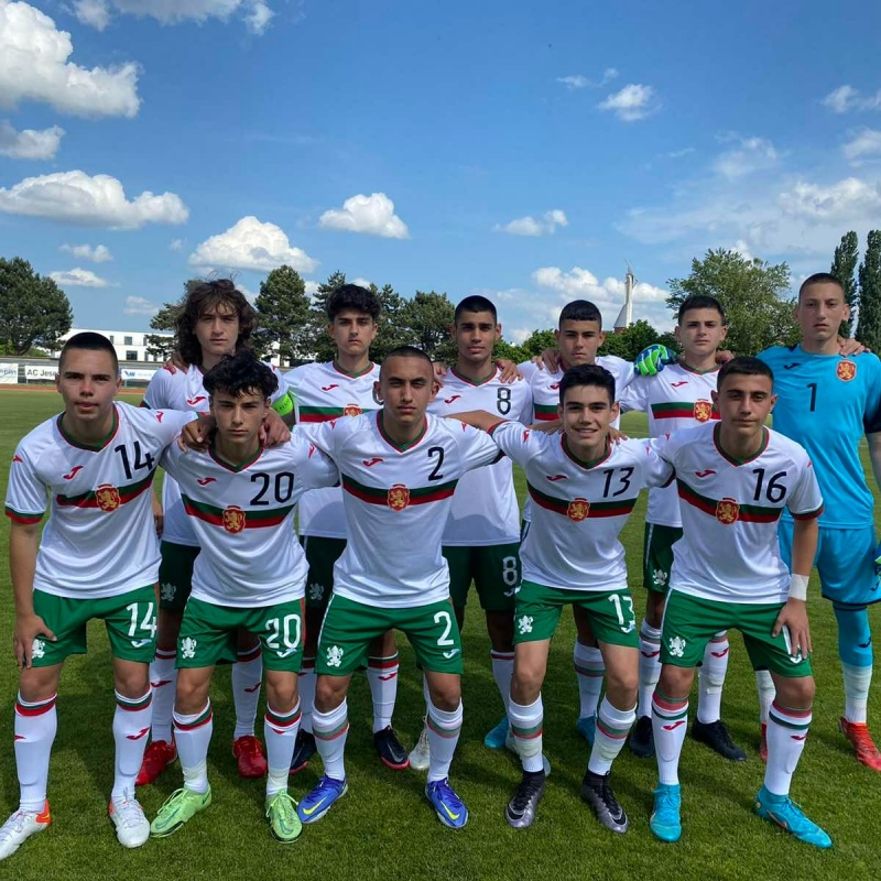 България U15 победи Северна Македония с 2:1 на международния турнир „Влатко Маркович“