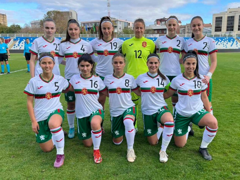 България WU19 разгроми Гибралтар със седем гола в първия си мач от европейските квалификации