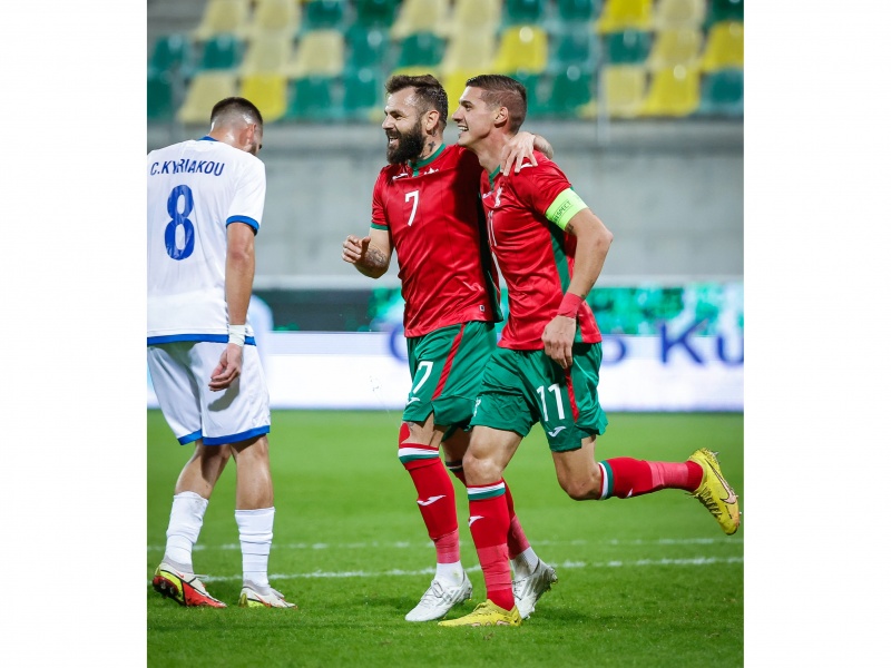 Вдъхновена България надигра и победи заслужено Кипър