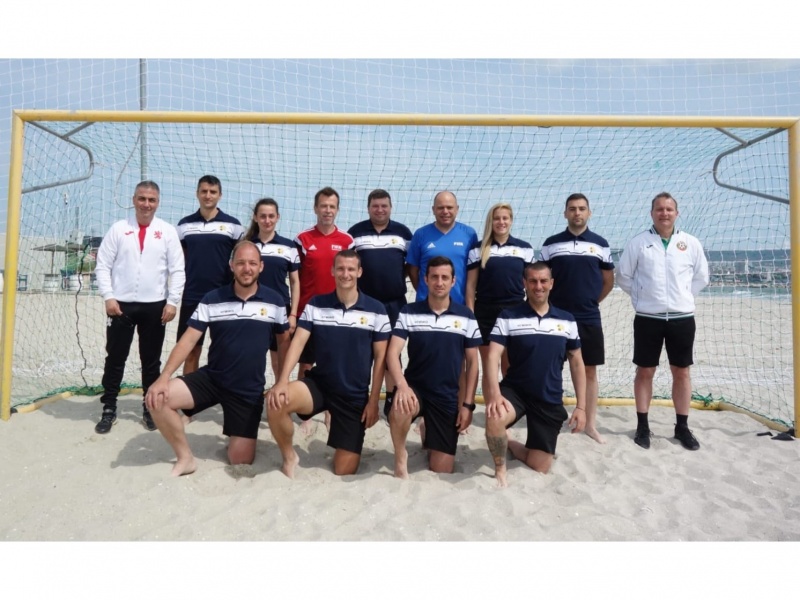 СК на БФС проведе семинар за съдиите по плажен футбол